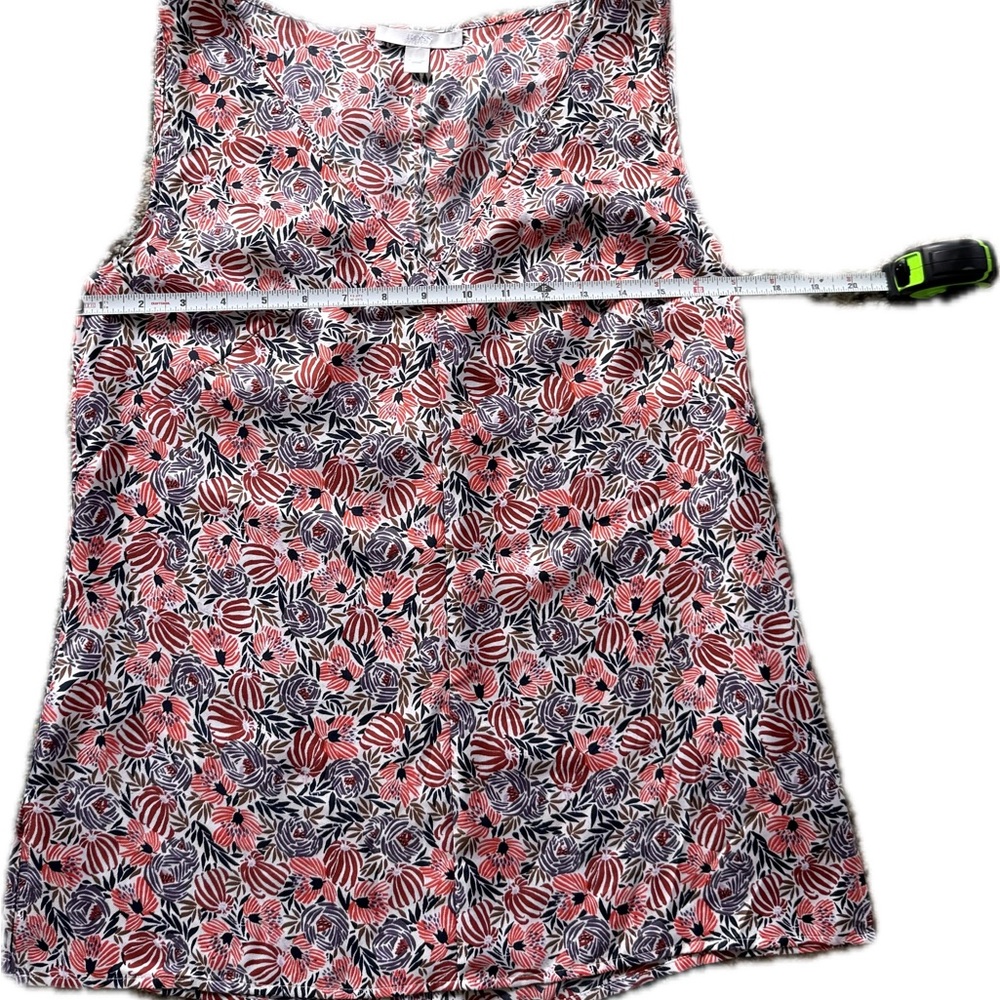 Hugo Boss Pink and Black Floral Tank Top